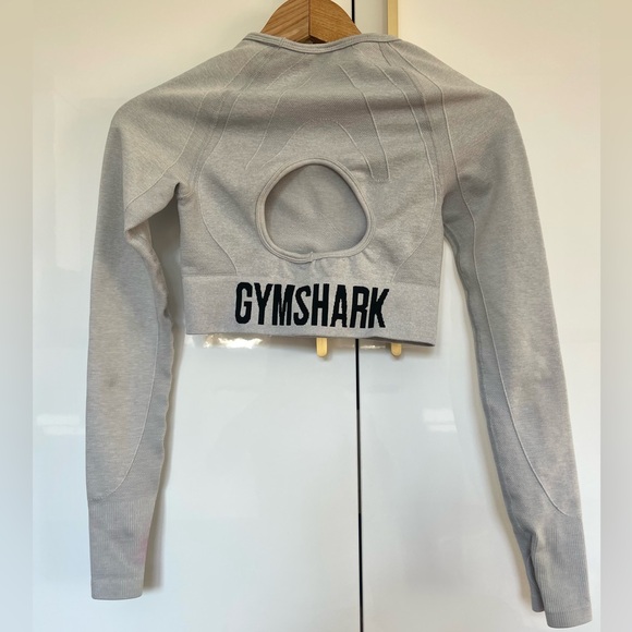 Gymshark Tops - Gymshark FLEX SPORTS LONG SLEEVE CROP TOP